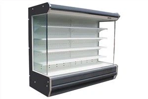 Супермаркет Разделен вътрешен дисплей Хладилник Многоетажна въздушна завеса