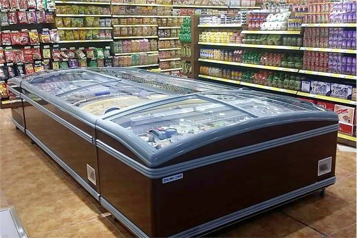 Glass Sliding Door Display Freezer