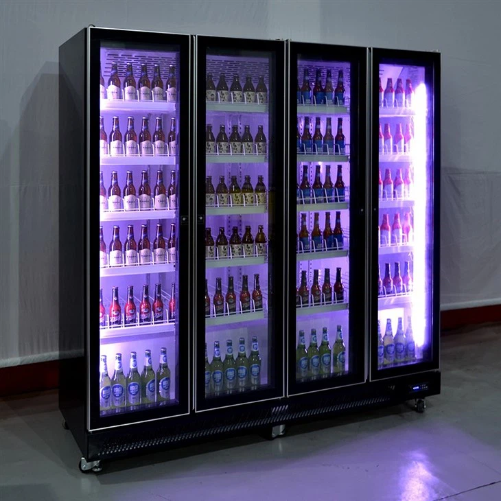 3 Color Light Upright Chiller