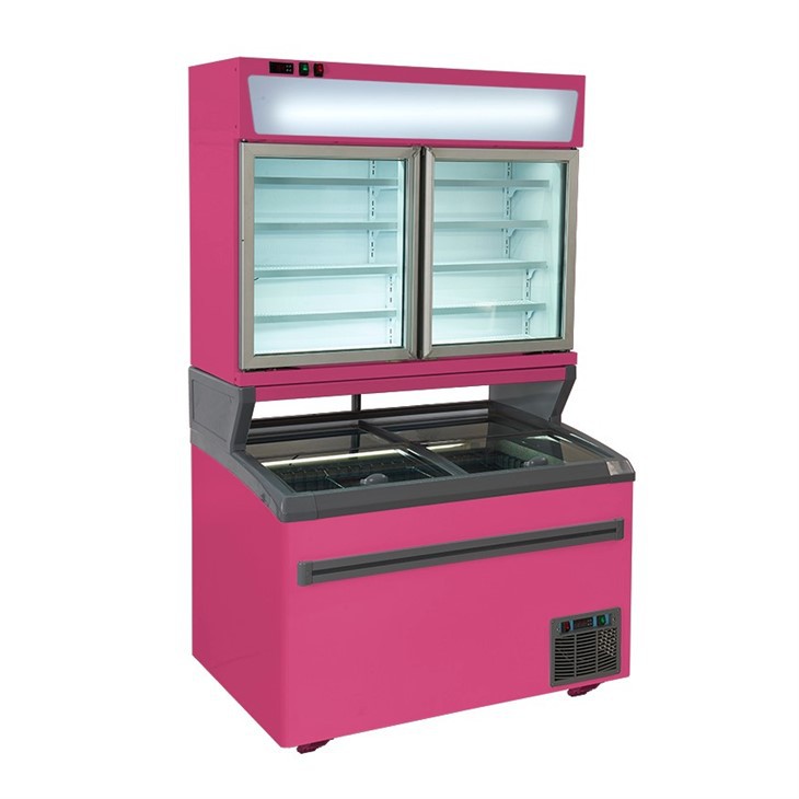 580L To 1680L Upright Glass Door Freezer